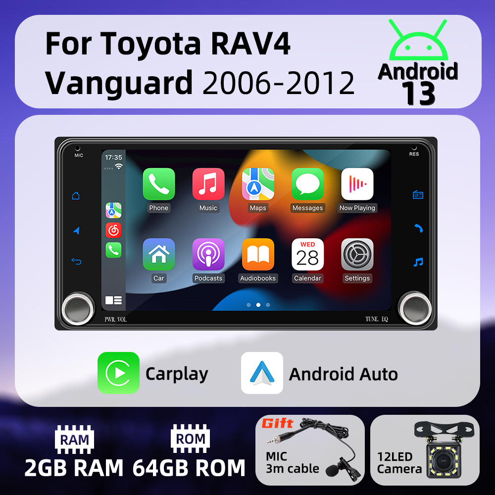 Car Mount Phone - 토요타 RAV4 RAV 4 밴가드 2006-2012용