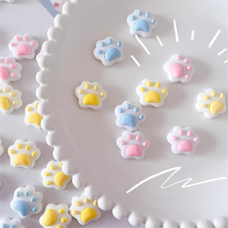 Phone Accessories Clipart - 30개 귀여운 고양이 발 모양 미니