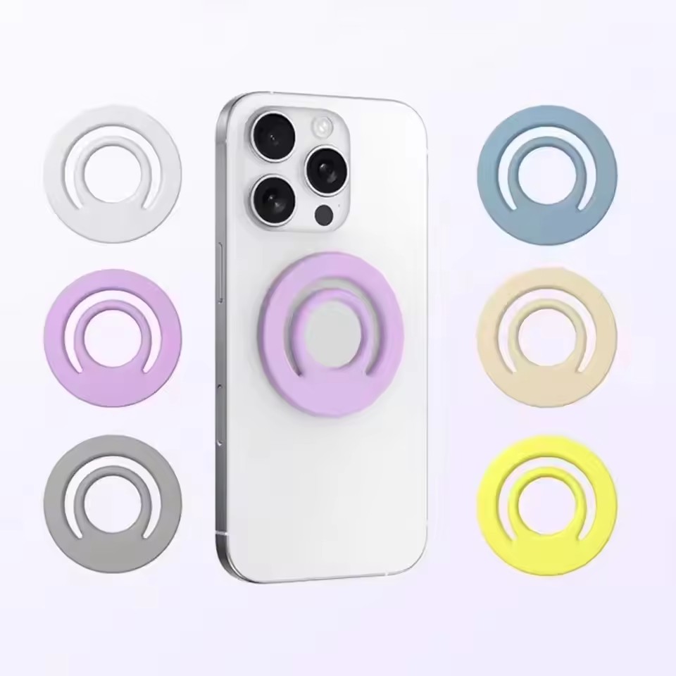 Car Mount Phone - 자석 실리콘 스탠드 핑거 링 차량용