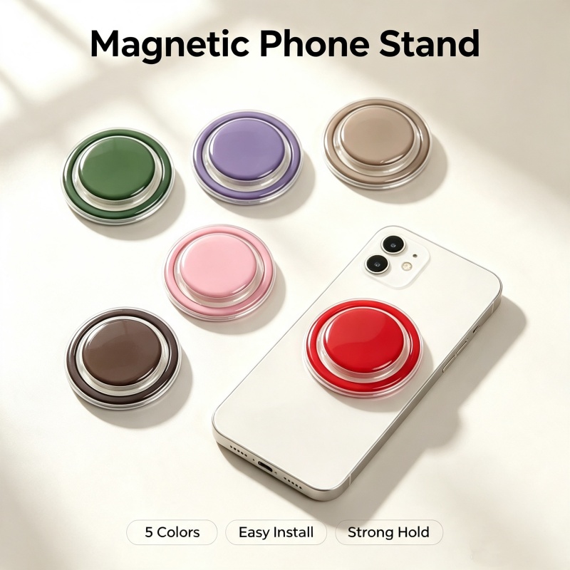Pop Socket Grip - 자석식 접이식 폰 그립 홀더 소켓