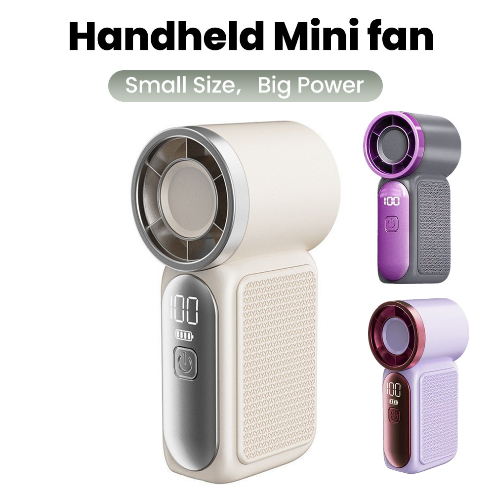 Phone Cooling Fan - 5단 속도 조절 휴대용 미니 선풍기