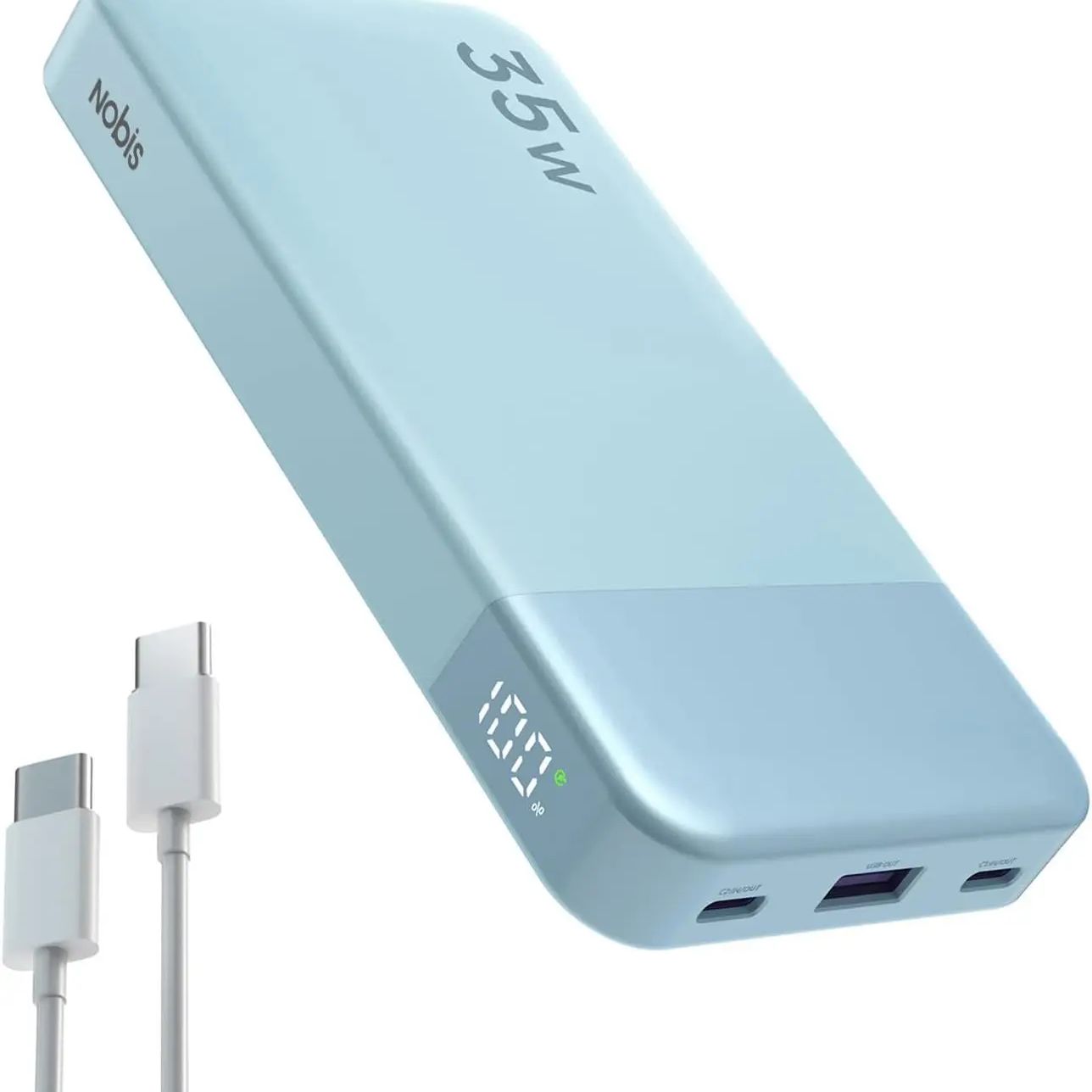Power Bank Slim - 노비스 N3510 슬림형 보조배터리 10000mAh 미니