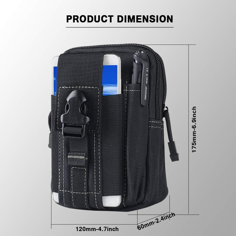 전술 몰리 벨트 파우치 군용 허리 가방 EDC 도구 주 - Phone Accessory 리뷰 및 가격
