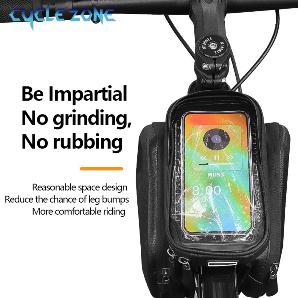 자전거 가방 자전거 상단 앞 튜브 프레임 가방 터치스크 - Phone Zone Accessories & Repair Photos 리뷰 및 가격