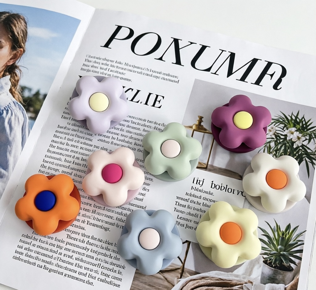 꽃 모양 자석 팝소켓 에어백 폰 그립 스탠드 360 ° - Pop Socket Grip 리뷰 및 가격