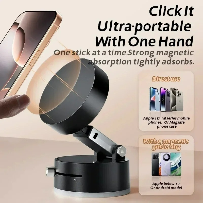 고성능 자기 진공 홀더 접이식 범용 전화 스탠드 자동차 - Phone Accessory 리뷰 및 가격