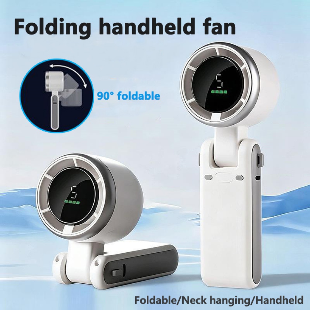 휴대용 미니 선풍기 접이식/목걸이형/핸드헬드 타입-C  - Phone Cooling Fan 리뷰 및 가격