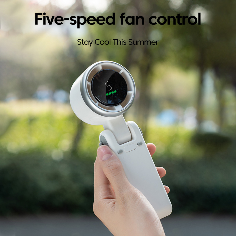 휴대용 미니 선풍기 접이식/목걸이형/핸드헬드 타입-C  - Phone Cooling Fan 리뷰 및 가격