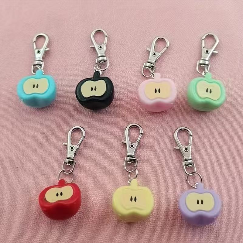 7개의 레진 모조 애플 키체인, 가방 및 휴대폰 액세서 - Phone Accessory 리뷰 및 가격