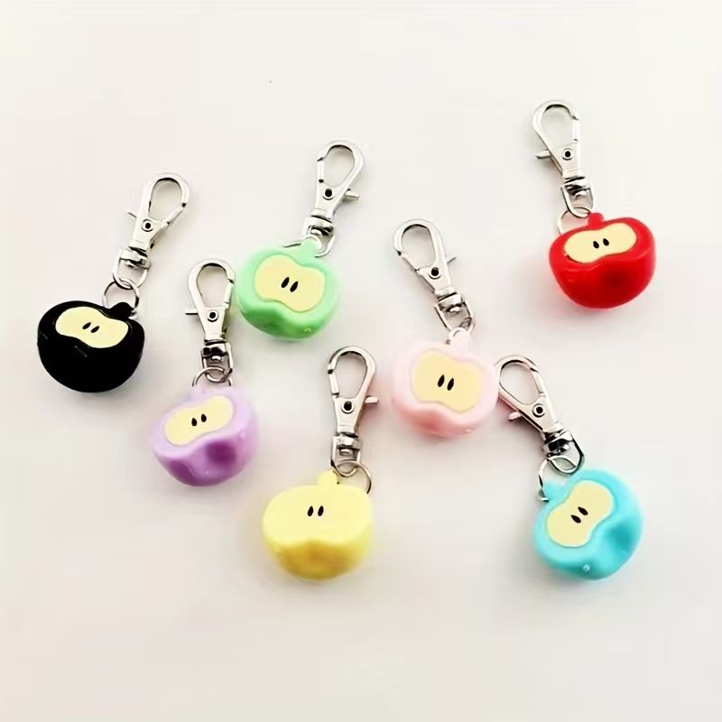 7개의 레진 모조 애플 키체인, 가방 및 휴대폰 액세서 - Phone Accessory 리뷰 및 가격