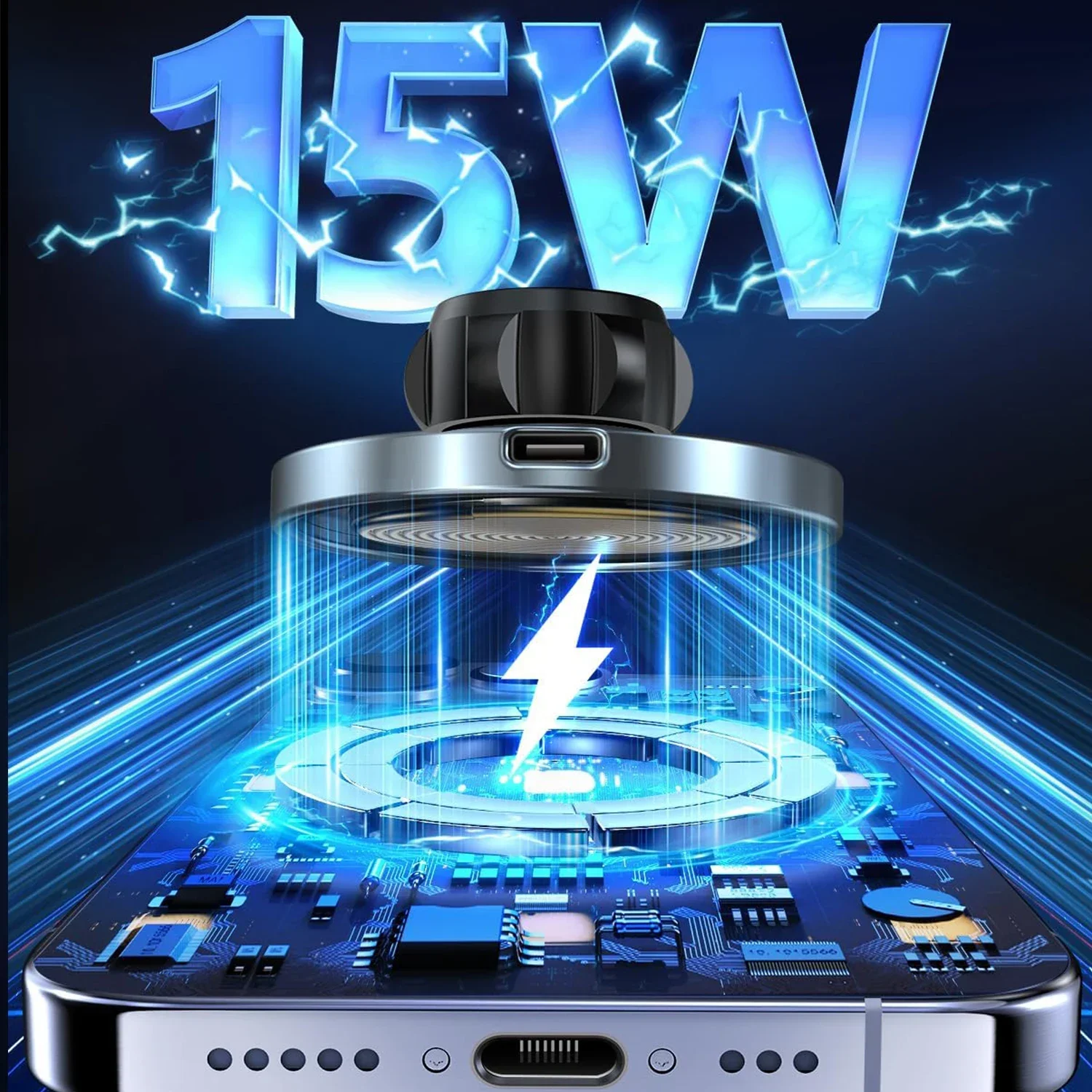 UYUXIO 마그네틱 차량용 핸드폰 거치대 15W 고속 - Phone Cooling Fan 리뷰 및 가격