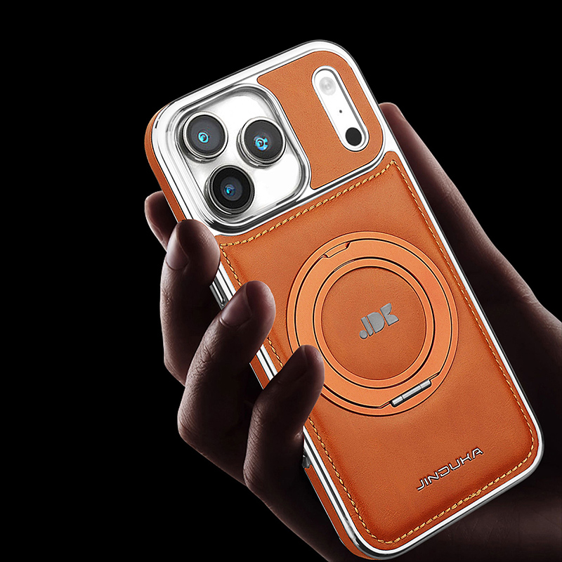 럭셔리 자석 360도 회전 킥스탠드 가죽 폰 케이스 아 - Phone Accessories Popsocket 리뷰 및 가격