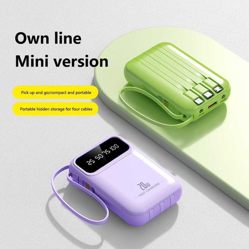 50000mAh 4 In1 내장 케이블 보조베터리 고속 - Power Bank Slim 리뷰 및 가격