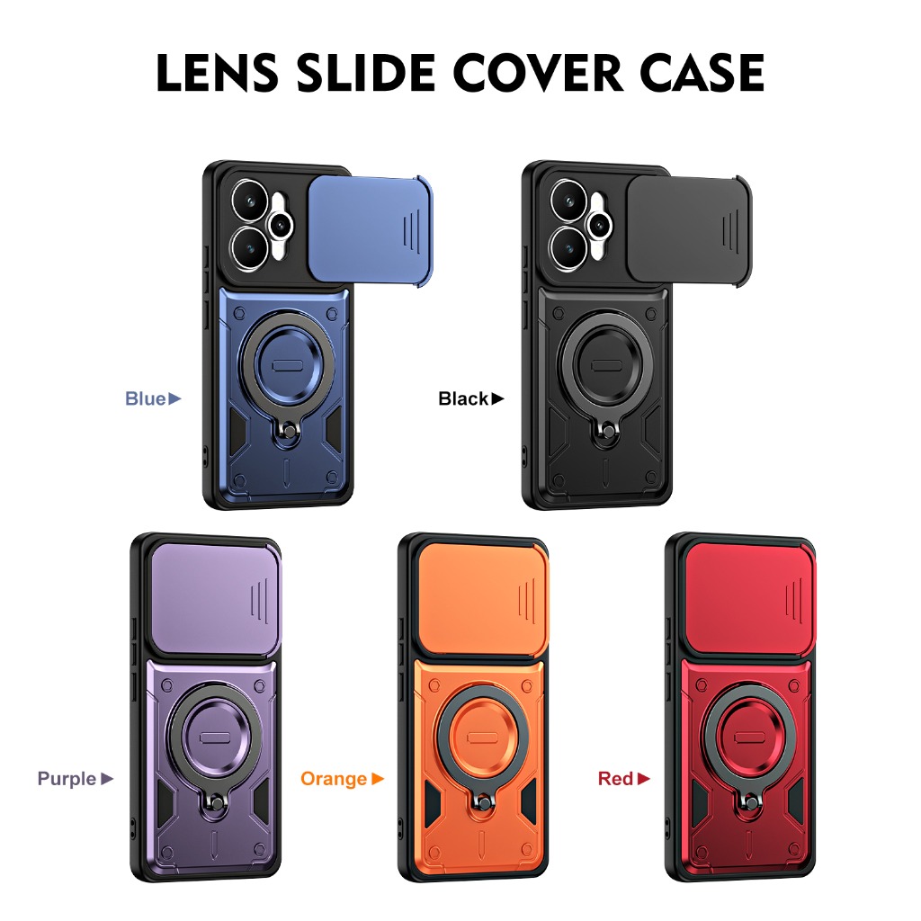 슬라이드 카메라 커버가 있는 360도 보호 아머 충격  - Phone Accessories Popsocket 리뷰 및 가격