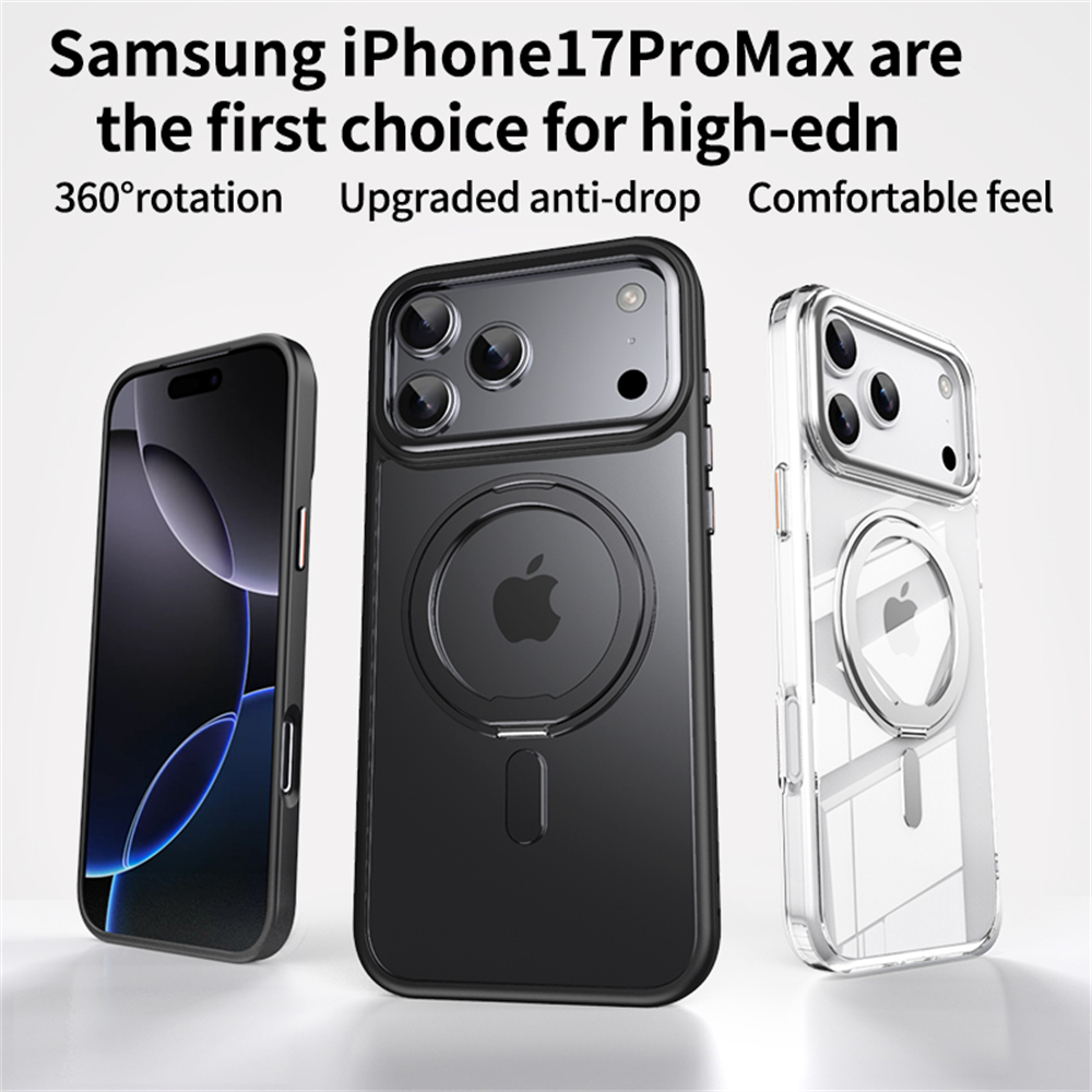 고급 메탈 링 스탠드 투명 폰 케이스 (아이폰 17 에 - Phone Accessories Popsocket 리뷰 및 가격